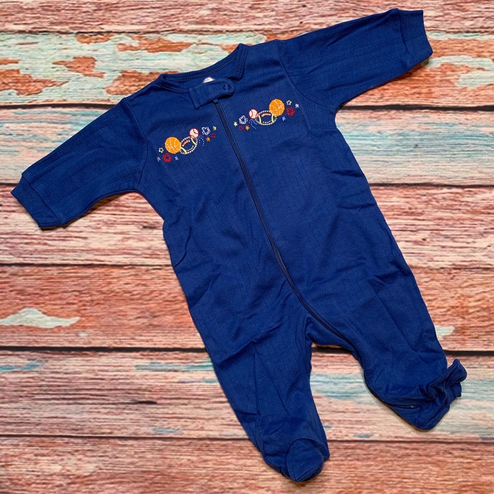 Gerber Blue Footed Bodysuit Onesie